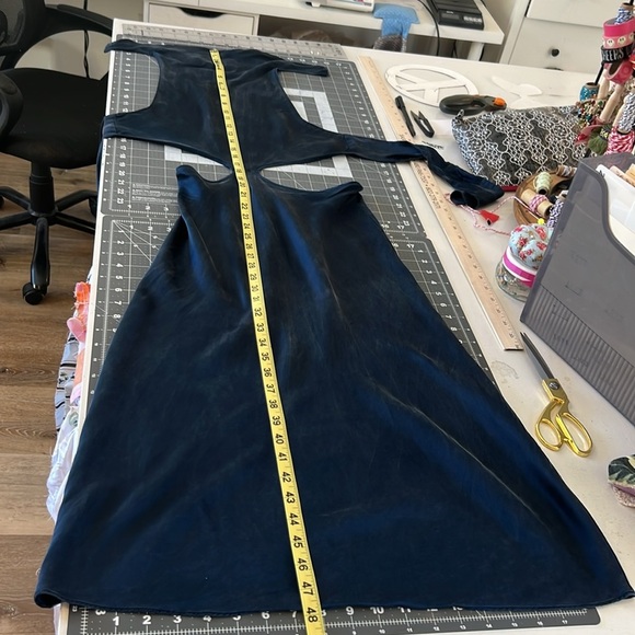 Anthropologie Navy Cutout Dress - Picture 13 of 13